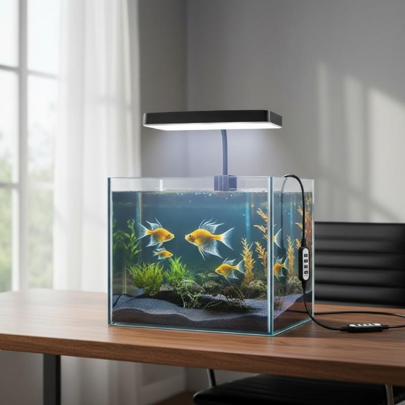 LED防水水槽ライト 360度調整可能角度 タイマー付きサイ - Aquarium Planting のレビューと価格