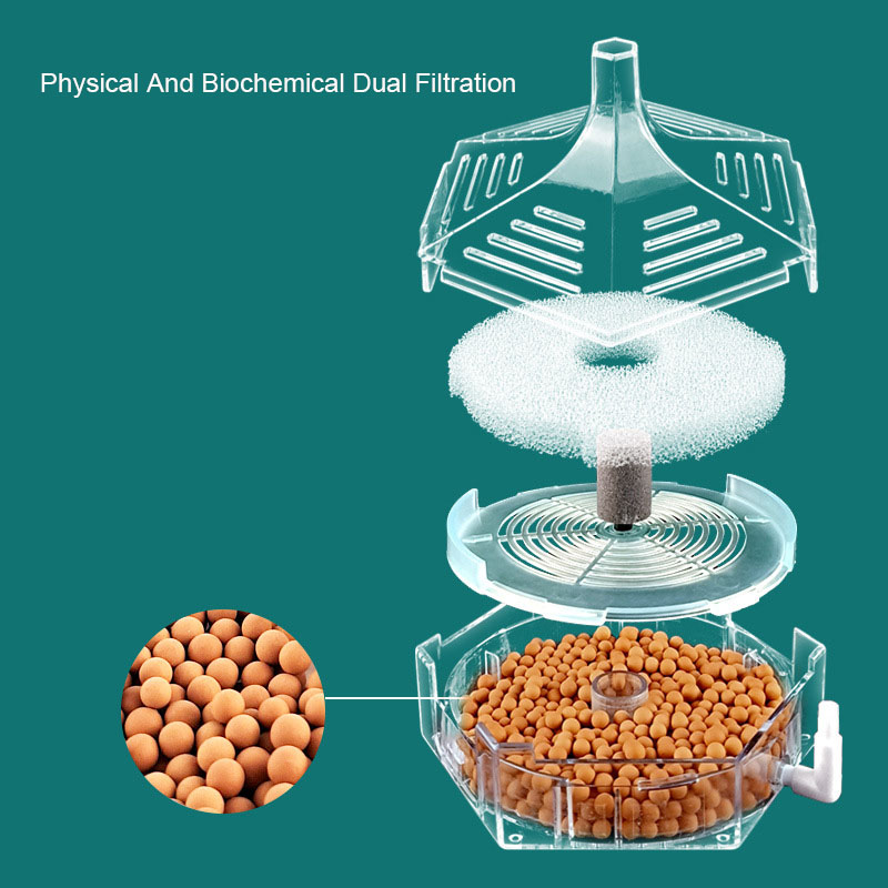 超薄型水槽フィルター 透明生化学スポンジフィルター 小型水槽 - Aquarium Planted Filter のレビューと価格