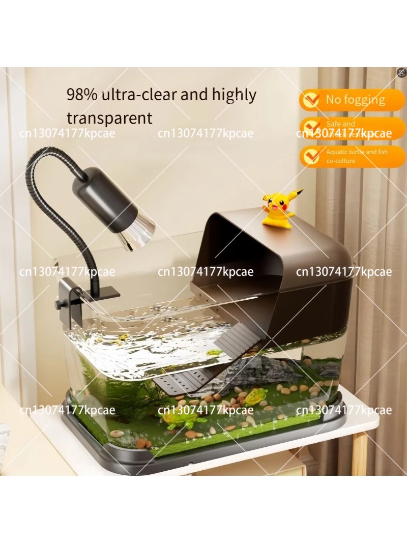 PCタートルタンク水槽スターターキット（日光浴プラットフォー - Planted Aquarium Starter Kit のレビューと価格