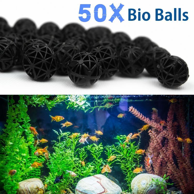 50個入り 16mm アクアリウム用バイオフィルターボール  - Planted Aquarium With Fish のレビューと価格