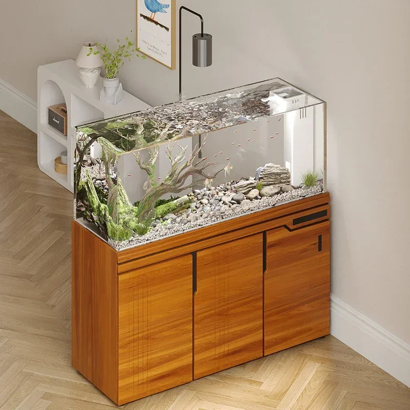 工場直送 超白オリジナル生態系 リビングルーム用クリエイティ - Aquarium Plant Factory のレビューと価格
