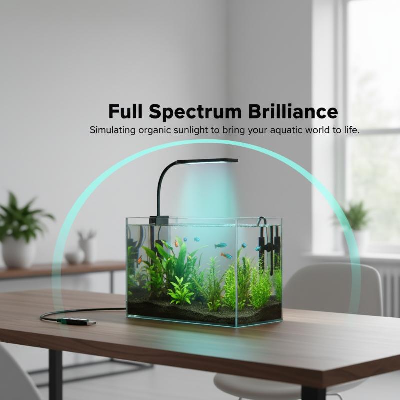 USB水槽クリップライトフレキシブルネックフルスペクトルLE - Aquarium Planting のレビューと価格