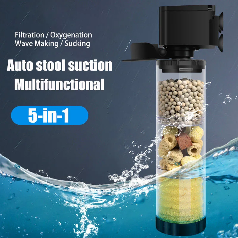 220V 50Hz サイレントフィルター水族館カメ水槽水中ウ - Aquarium Planted Filter のレビューと価格