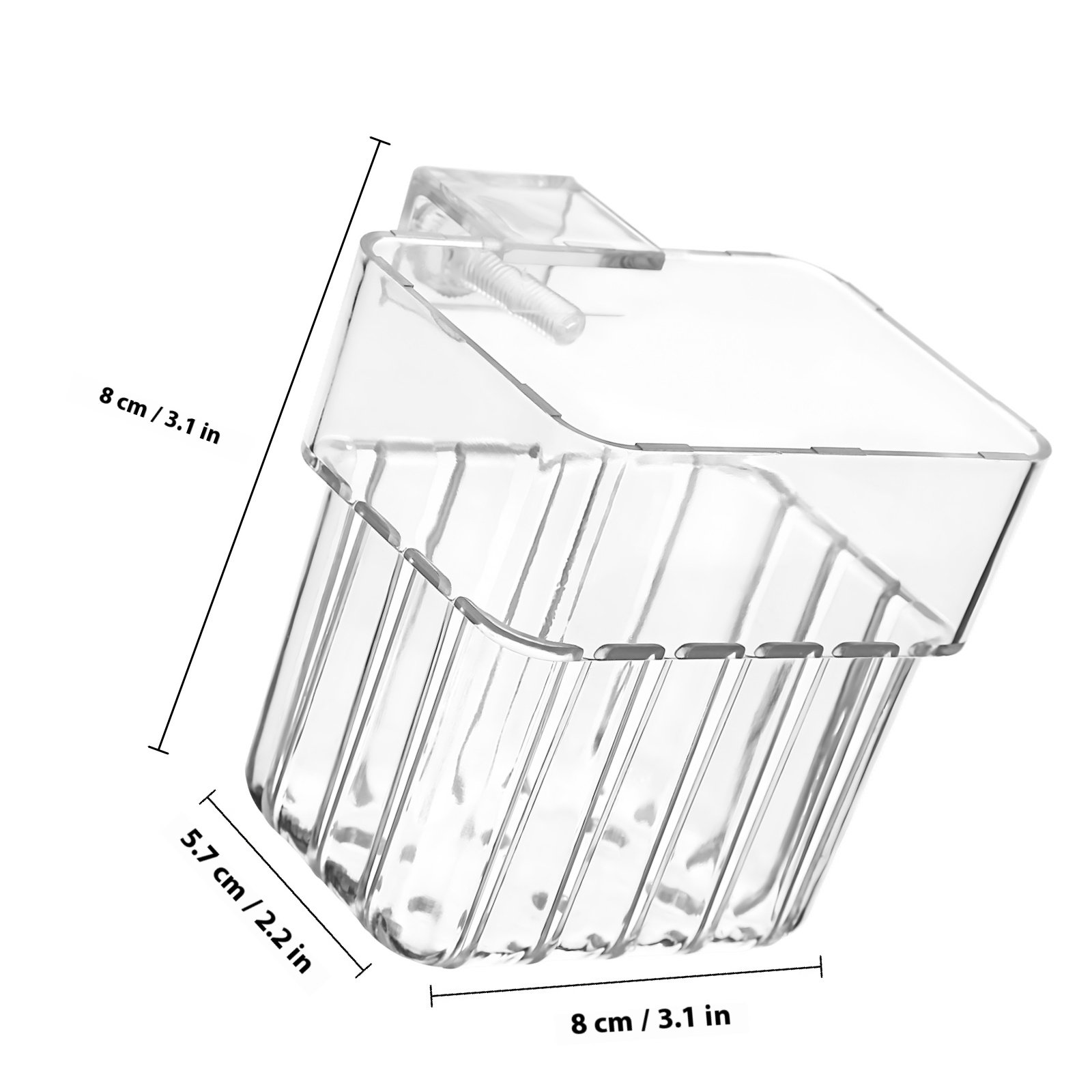 4個入り水槽用植物ホルダー 透明アクリル製 魚タンク用植物カ - Aquarium Planted Tank Setup のレビューと価格