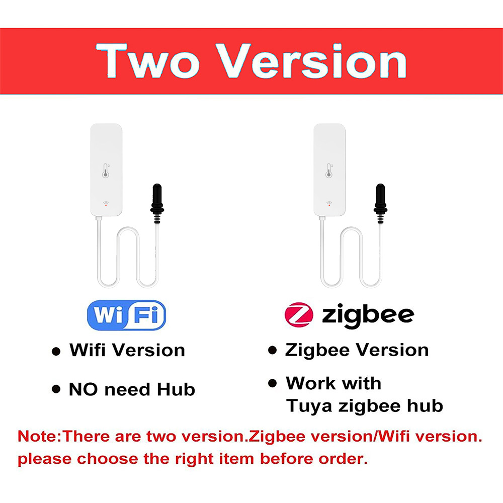 Tuya Wifi Zigbee 温度と湿度センサー 外部プ - Aquarium Planting のレビューと価格
