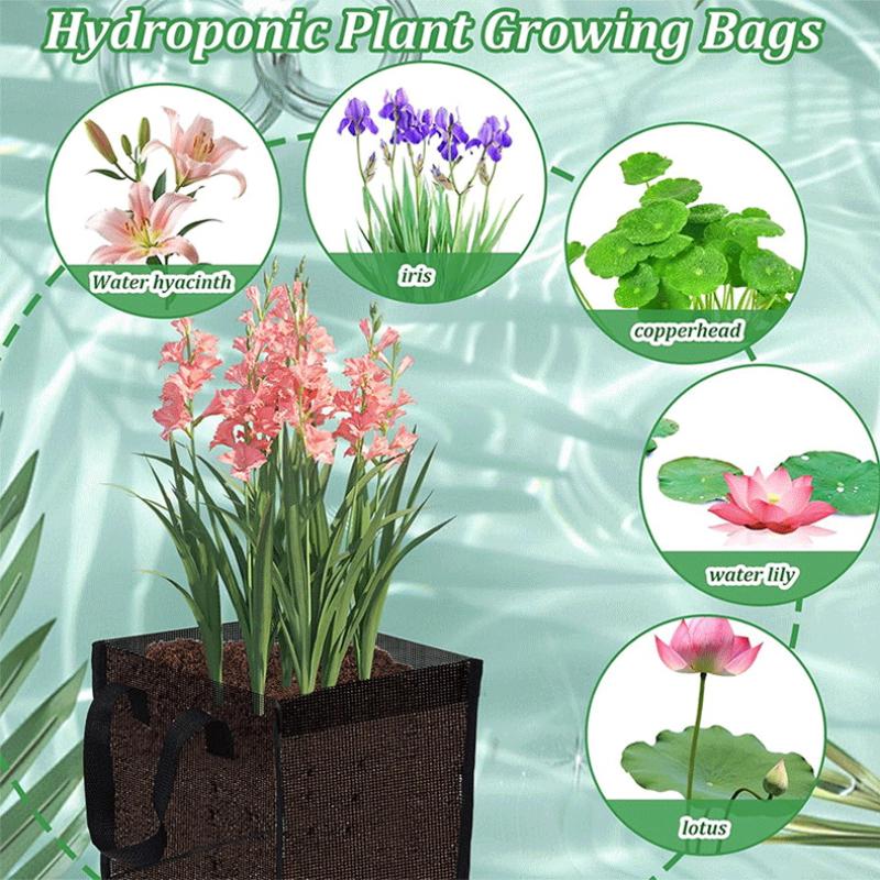 4 個ブラックメッシュ池植栽バスケット正方形ラウンド PVC - Aquarium Planting のレビューと価格