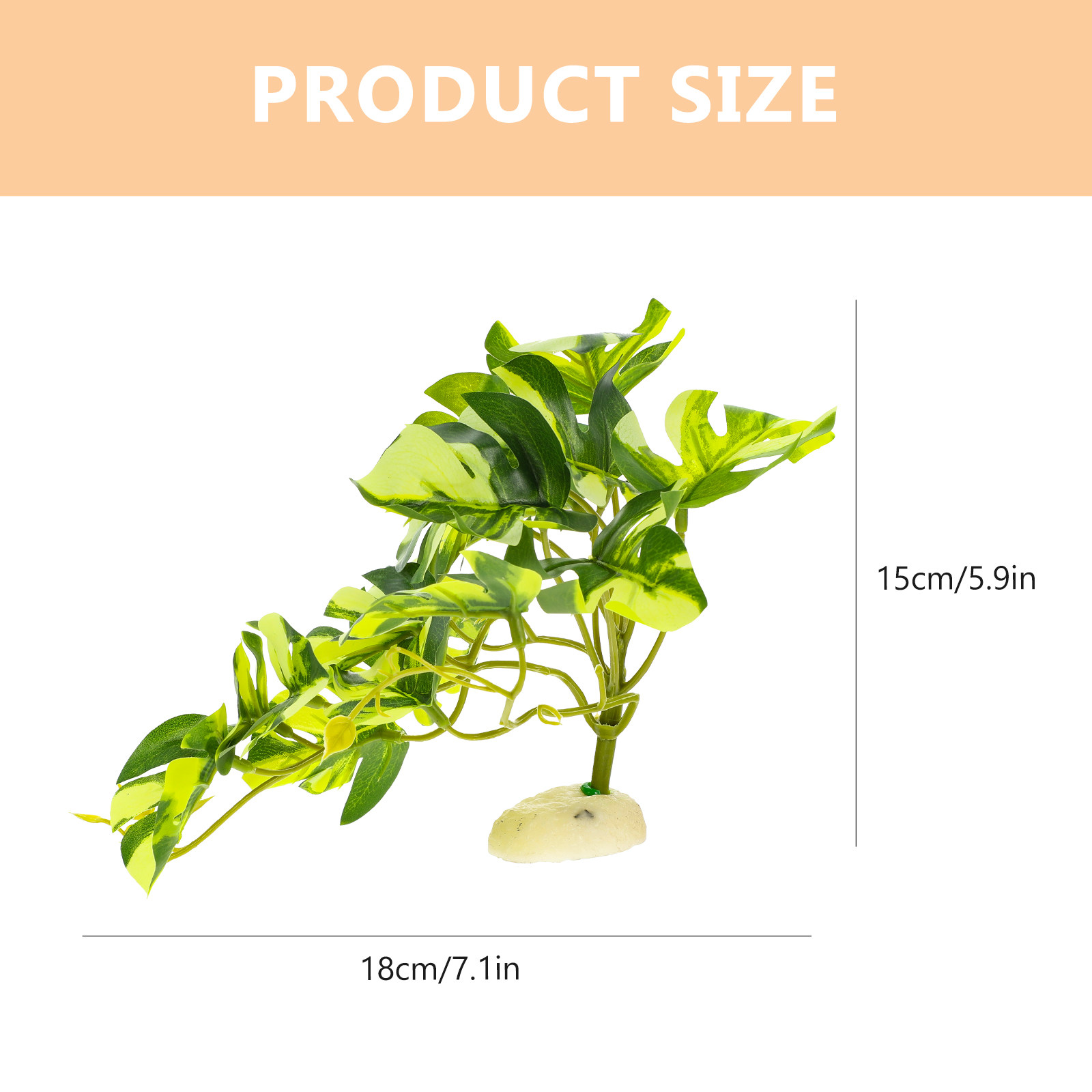 リアルな樹脂製爬虫類テラリウム植物シミュレーション水槽装飾品 - Planted Aquarium With Fish のレビューと価格
