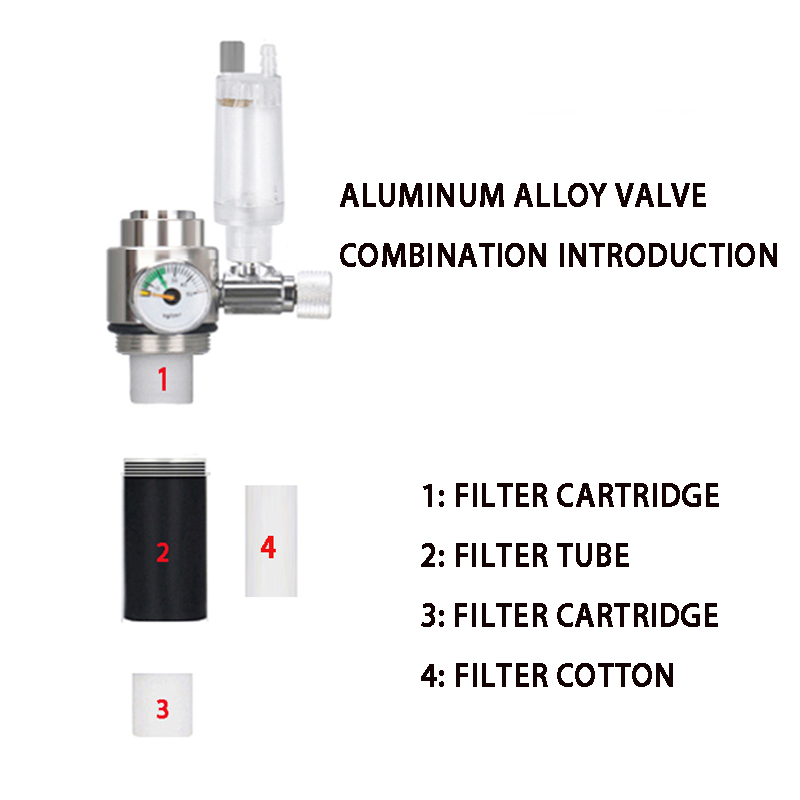水族館CO2ジェネレーターシステムキット、ステンレス鋼シリン - Planted Aquarium Co2 System のレビューと価格