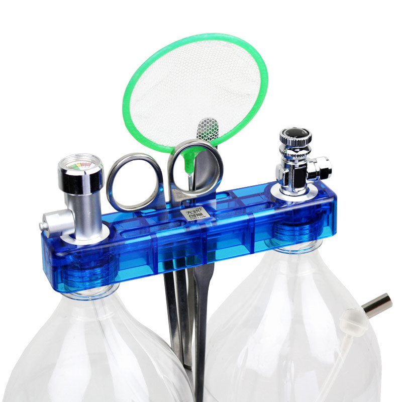 CO2発生器システムキット、圧力計付き安全バルブ、エアフロー - Planted Aquarium Co2 System のレビューと価格