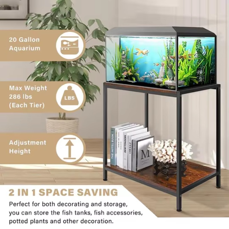 水槽アクセサリー工場製の頑丈な金属フレームの水槽スタンド、多 - Aquarium Plant Factory のレビューと価格